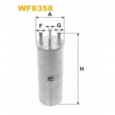 Фільтр паливний Wixfiltron WF8358