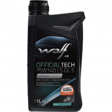 Трансмісійна олива Wolf OFFICIALTECH 75W140 LS GL 5 1л (8304200)