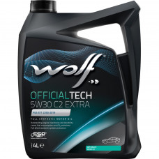 Моторна олива Wolf OFFICIALTECH 5W30 C2 EXTRA 4л (8339677)