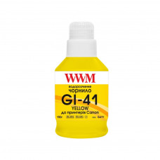 Чорнило WWM Canon GI-41 для Pixma G2420/3420 190г Yellow (KeyLock) (G41Y)