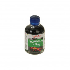 Чорнило WWM HP №10/11/12 200г Black 200г pigmented (H12/BP)