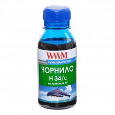 Чорнило WWM HP № 22/134/136 100г Cyan (H34/C-2)