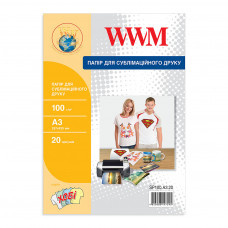 Папір WWM A3 Sublimation (SP100.A3.20)