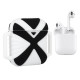 Чохол для навушників X-HuWei i-Smile для Apple AirPods IPH1443 Black+White (702333)