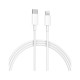 Дата кабель USB-C to Lightning 1.0m 18W MFi White Xiaomi (703289)