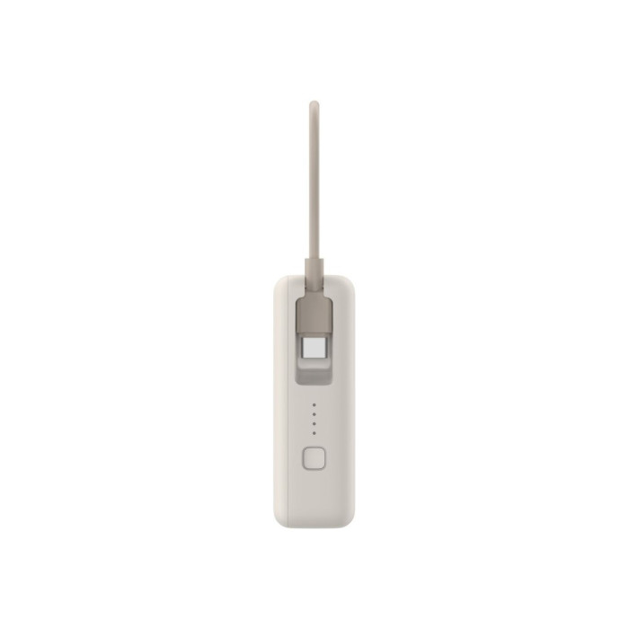 Батарея універсальна Xiaomi 10000mAh 33W Integrated Cable Beige (BHR9333GL)
