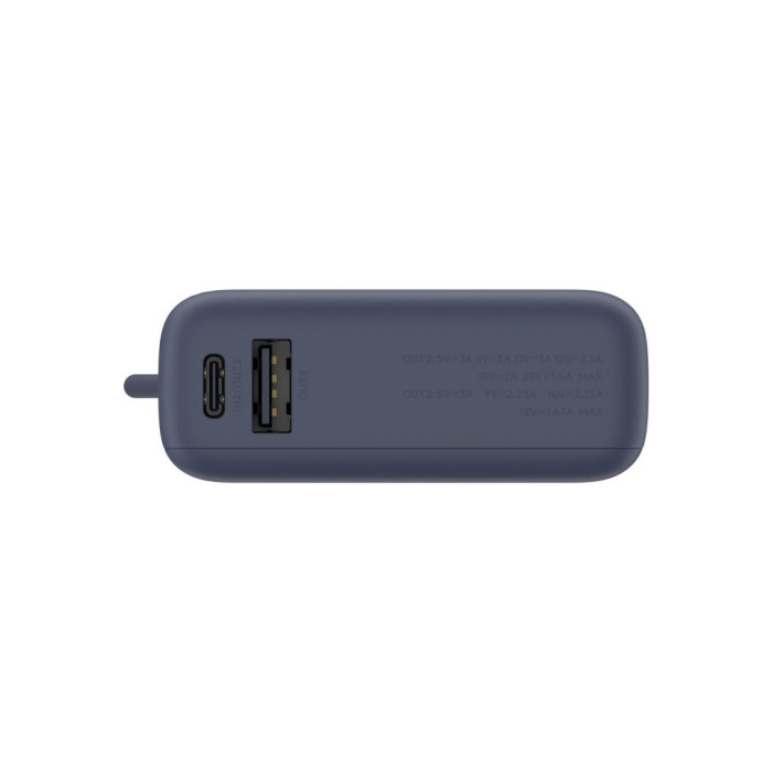 Батарея універсальна Xiaomi 10000mAh 33W Integrated Cable Blue (BHR9341GL)
