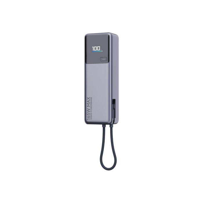 Батарея універсальна Xiaomi 10000mAh 165W Integrated Cable grey (BHR9361GL)