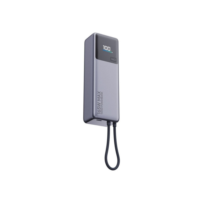 Батарея універсальна Xiaomi 10000mAh 165W Integrated Cable grey (BHR9361GL)