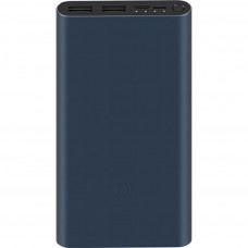 Батарея універсальна Xiaomi Mi 3 NEW Power bank 10000mAh QC2.0 in/out, PLM13ZM, Black (VXN4260CN / 575607)