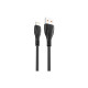 Дата кабель USB 2.0 AM to Lightning 1.0m 6A NB185 black XO (6920680879236)