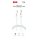 Дата кабель USB-C to USB-C 1.0m 60W white XO (CB-Q73CC)