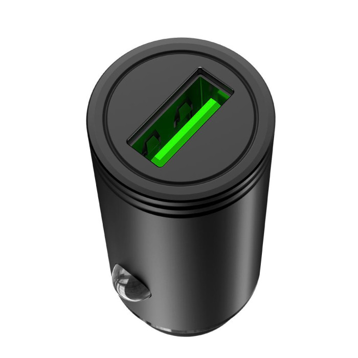 Зарядний пристрій XO USB QC3.0 black (CC39-BK)