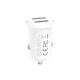 Зарядний пристрій XO 2xUSB 12W white (CC67.white)