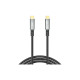 Дата кабель USB-C to USB-C 1.0m 100W PD black XO (GB020-CC.tranish)