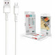 Дата кабель USB 2.0 AM to Micro 5P 1.0m 5A white XO (NB166-M-1-WH)