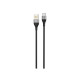 Дата кабель USB 2.0 AM to USB-C 1.0m 2.1A double-side grey XO (NB188-TC-1-GR)