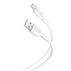 Дата кабель USB 2.0 AM to Micro 5P 1.0, 2A white XO (NB212-AM.white)