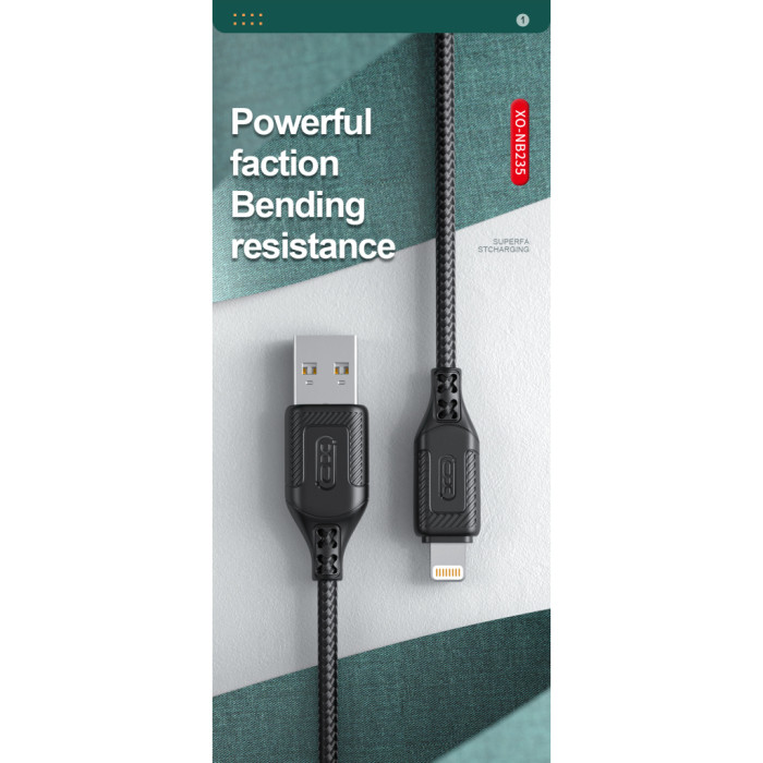 Дата кабель USB 2.0 AM to USB-C 1.0m braided white XO (NB235_C_White)