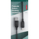 Дата кабель USB 2.0 AM to USB-C 1.0m braided white XO (NB235_C_White)