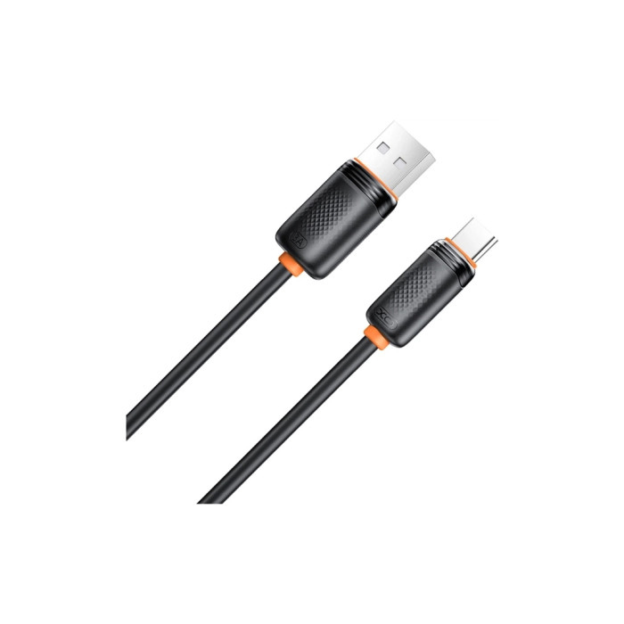 Дата кабель USB 2.0 AM to USB-C 2.0m 3A black XO (NB302-AC-2.black)