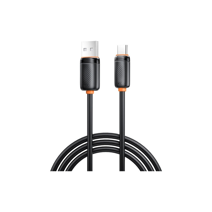 Дата кабель USB 2.0 AM to USB-C 2.0m 3A black XO (NB302-AC-2.black)