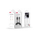 Дата кабель USB 2.0 AM to USB-C 1.0m 3A black XO (NB302-AC.black)