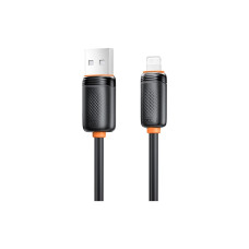 Дата кабель USB 2.0 AM to Lightning 2.0m 3A black XO (NB302-AI-2.black)