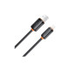Дата кабель USB 2.0 AM to Lightning 1.0m 3A black XO (NB302-AI.black)