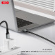 Дата кабель USB-C to USB-C 1.0m 240W black XO (NBQ264A_С_Black)