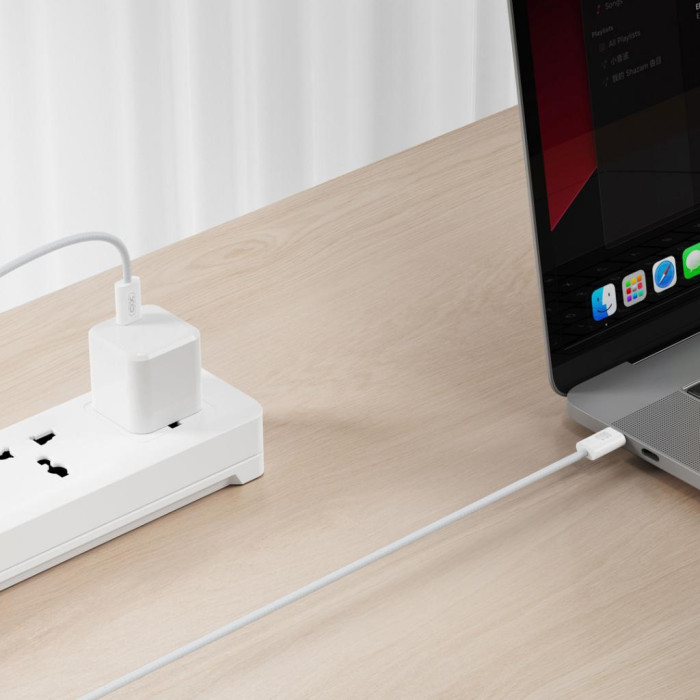 Дата кабель USB-C to USB-C 1.0m 60W white XO (NBQ273_C_White)
