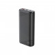 Батарея універсальна XO 20000mAh, PD/20W, QC/18W, Type-C & USB-A, black (PR150)