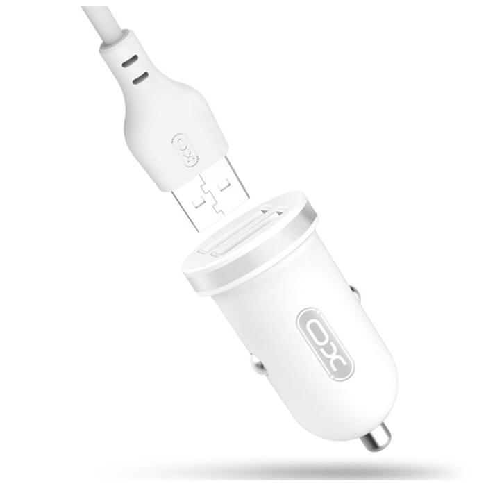 Зарядний пристрій XO 2xUSB 2.1A + cable USB to Micro 5P white (TZ08-M-WH)