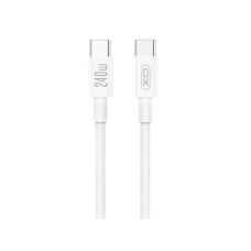 Дата кабель USB-C to USB-C 1.0m 240W white XO (XO-CB-240CC-WH)