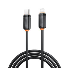 Дата кабель USB-C to Lightning 1.0m 27W black XO (XO-CB-300CL-BK)