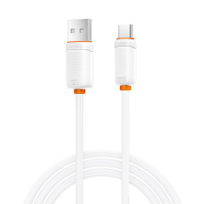 Дата кабель USB 2.0 AM to USB-C 1.0m 3A white XO (XO-CB-300UC-WH)
