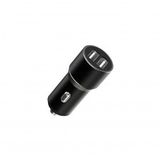 Зарядний пристрій XO CC30 Metal Car Charger Black (XO-CC30-BK)