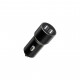 Зарядний пристрій XO CC30 Metal Car Charger Black (XO-CC30-BK)