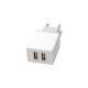 Зарядний пристрій XO L75 2USB/2.4A + Lightning White (XO-L75-L)