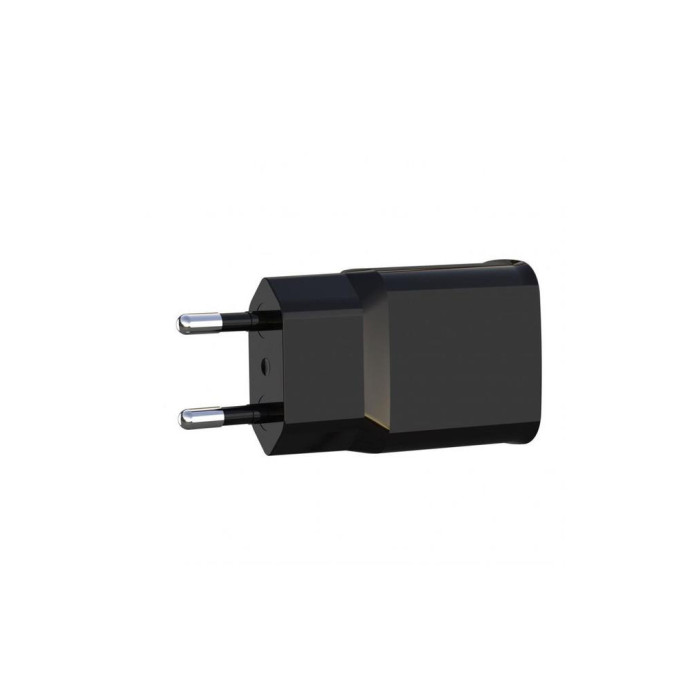 Зарядний пристрій XO L92C (2USB/2.4A) + USB - Lightning Чорний (XO-L92C-L)
