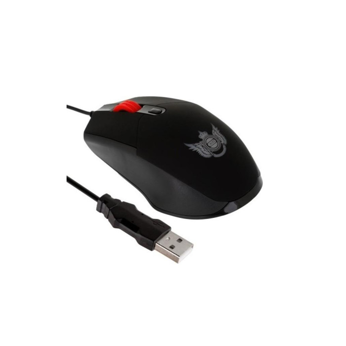 Мишка XO M1 RGB USB Black (XO-M1-BK)