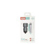 Зарядний пристрій XO TZ09 2.4A/2 USB + cable lightning Grey (XO-TZ09L-GR)