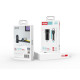 Зарядний пристрій XO TZ09 2.4A/2 USB + cable microUSB Black (XO-TZ09M-BK)