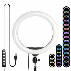 Набір блогера XoKo BS-610 2in1 stand 160cm with RGB LED lamp 26cm, tripod 19cm (BS-610)