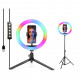 Набір блогера XoKo BS-610 2in1 stand 160cm with RGB LED lamp 26cm, tripod 19cm (BS-610)