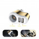 Зарядний пристрій XoKo CC-303 2 USB 2.1A Gold / White (CC-303-GDWH)