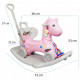 Качалка дитяча XoKo Єдиноріг каталка O Play Pen RHO2 5 в 1 Pink (RHO2-PN)