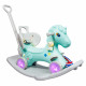 Качалка дитяча XoKo Коник гойдалка каталкаXOKO Play Pen RHO3 5 в 1 Blue (RHO3) (RHO3)