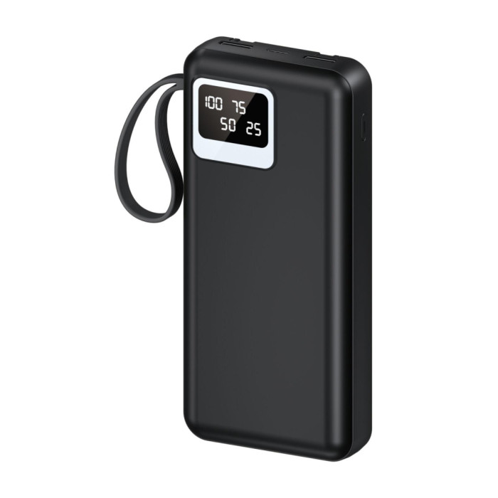 Батарея універсальна XoKo 20000mAh, 10W, LED flashlight, black (WK-R37)