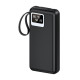 Батарея універсальна XoKo 20000mAh, 10W, LED flashlight, black (WK-R37)